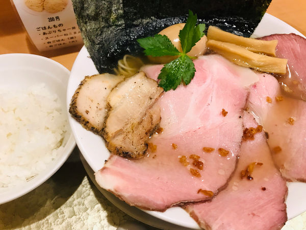 「黄金貝らーめん 他 1,450円」@なにわ麺次郎の写真
