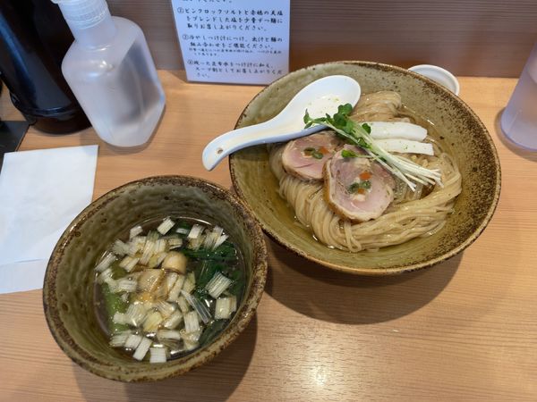 「【限定】 アゴ煮干昆布水の冷やしつけそば(1000円)」@らぁ麺 はやし田 横浜店の写真