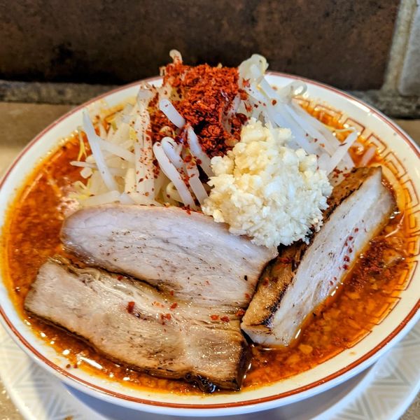 「【辛】マンモスラーメン　850円」@泪橋 溝の口店の写真