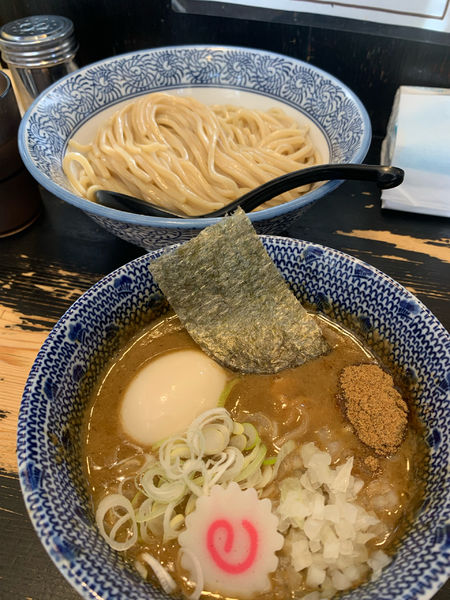 「つけ麺 中盛り玉子」@狼煙 〜NOROSHI〜の写真
