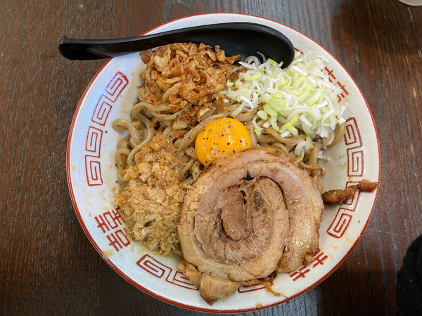 「油そば（限定）＋チャーマヨ丼」@麺屋みつば＋クローバーの写真