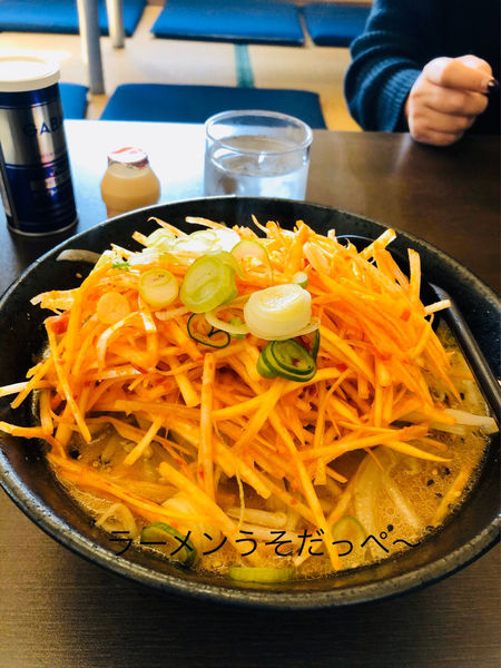 「ネギ味噌ラーメン 大盛」@らーめん うそだっぺーの写真