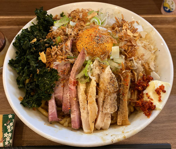 「特製まぜそば 大盛」@つけめん さなだの写真