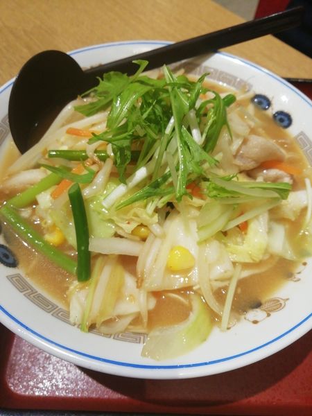 「野菜たっぷり味噌ラーメン」@山田うどん食堂 石下バイパス店の写真