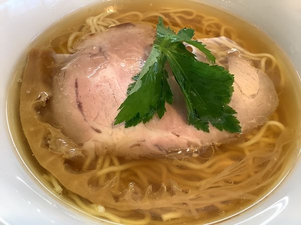 「白醤油そば　880円」@中華そば 馨の写真