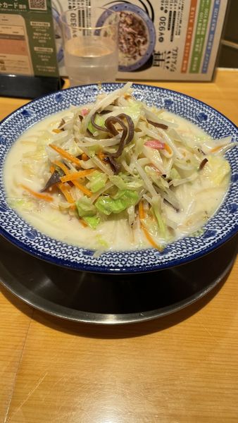 「白ちゃんぽん」@じげもんちゃんぽん グランデュオ立川店の写真