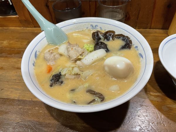「肉みそラーメン」@横浜家系ラーメン 精一杯の写真