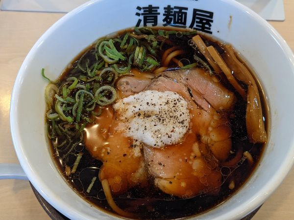 「限定ポンバシブラック」@清麺屋の写真