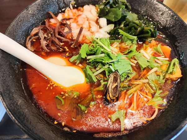 「味玉赤塩そば」@柳屋 銀次郎の写真