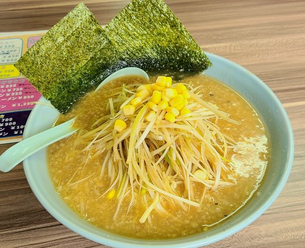 「ネギラーメン(味噌+大盛)」@ラーメンショップ つくば店の写真