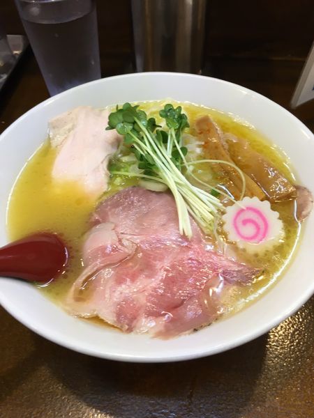 「鶏白湯（塩）」@鶏SOBA新之助の写真