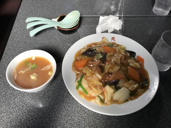 「中華丼600円」@中国料理 龍苑の写真