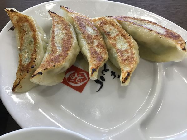 「餃子297円(ランチは150円、今回はクーポンで無料)」@ラーメンばんだい 柏新富町店の写真