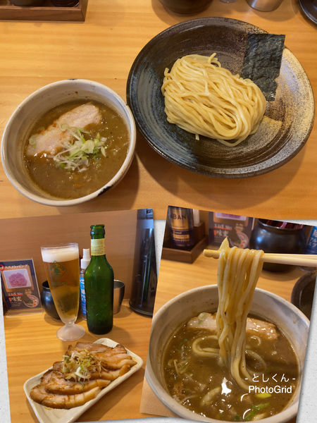 「つけ麺 並盛＋肉増し（別盛り）」@つけ麺 大武の写真