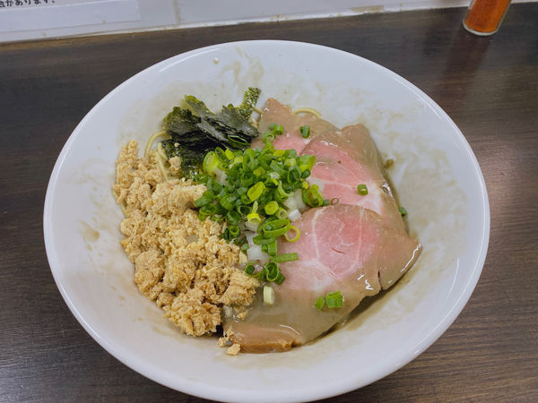 「濃厚煮干しまぜそば＋和え玉」@三和 中華ソバ店の写真