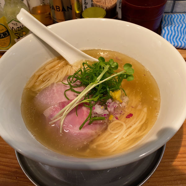 「塩煮干そば+和え玉(煮干)」@麺処 源玄の写真