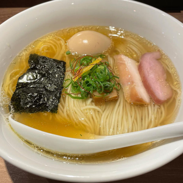 「白旨中華そば」@中華soba いそべの写真