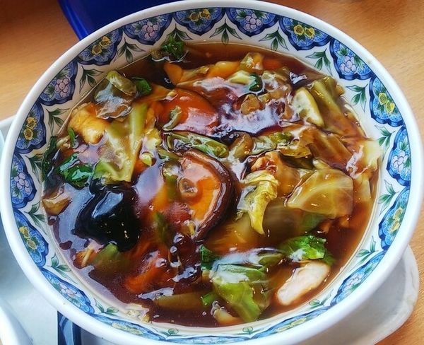 「八宝五目そばと半チャンセット1080円」@中嘉屋食堂  麺飯甜 泉パークタウン・タピオ店の写真