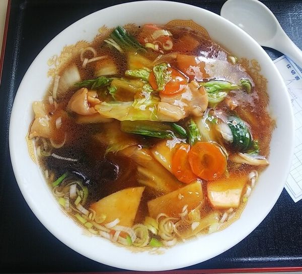 「五目ラーメン800円」@七福ラーメンの写真