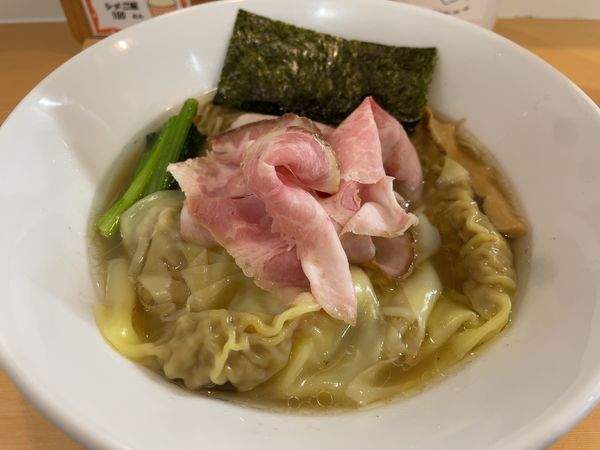 「わんたん潮そば」@麺屋BISQの写真