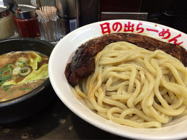「剛つけ麺＋炙リブ」@日の出らーめん 横浜桜木町本店の写真
