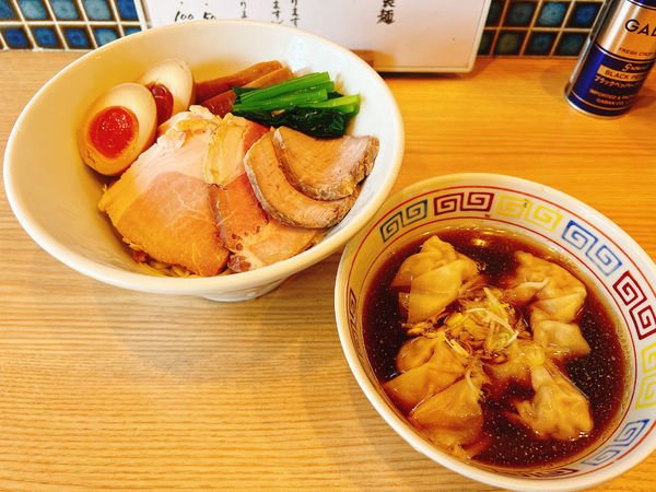 「特製つけ麺」@ほっこり中華そば もつけの写真