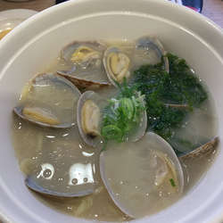 あさりとあおさの磯塩ラーメン