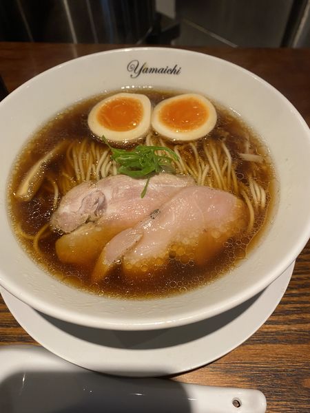 「醤油 味玉」@麺処 山一の写真