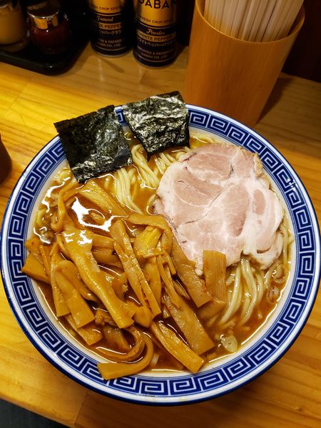 「竹の子中華そば」@魂の中華そばの写真