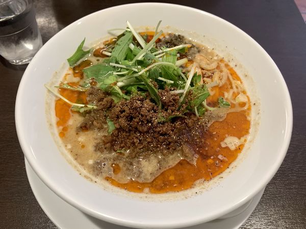 「白胡麻担担麺940円」@四川担担麺 阿吽 湯島店の写真