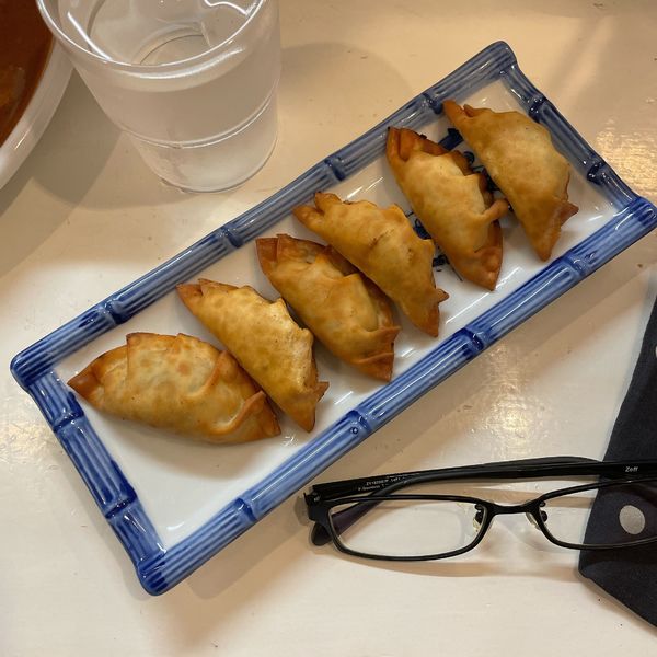 「揚げ餃子」@ニコニコまぜ麺＆カレーの写真