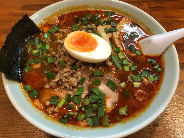「スタミナラーメン　大辛　麺硬め」@佐野ラーメン たかのの写真
