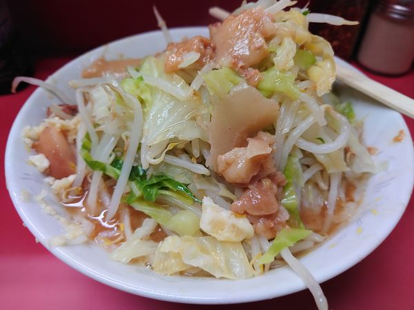 「小ラーメン700円(ヤサイ・ニンニク・アブラ)」@ラーメン二郎 環七一之江店の写真