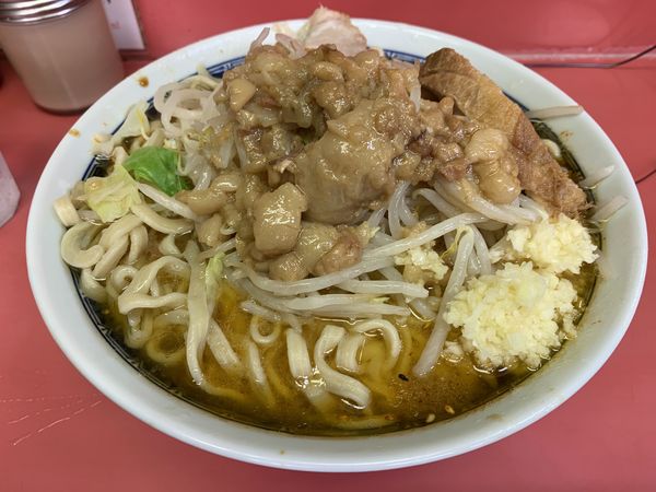 「小ラーメン+つけ味　800円」@ラーメン二郎 桜台駅前店の写真