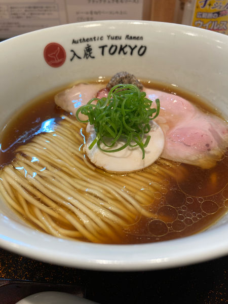 「ポルチーニ醤油ラーメン」@入鹿TOKYOの写真