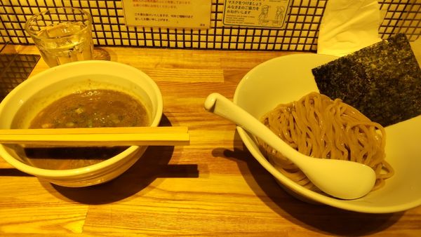「煮干しつけ麺」@らーめん 改の写真