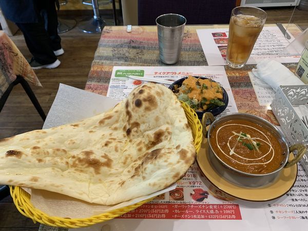 「ランチＢ（マトン・ナン・辛口・ウーロン茶）910円」@ライガルの写真