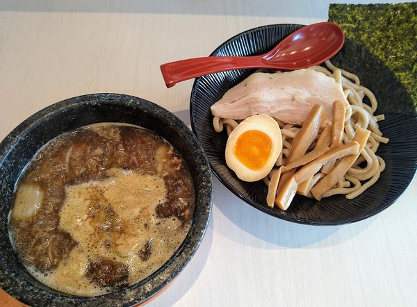 「（石焼き）淡峰つけ麺 ￥500（※サービス価格）」@つけ麺専門店 峰の写真
