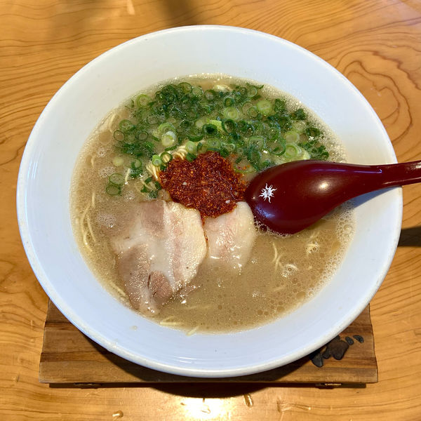 「らーめん（640円）」@麺屋 我ガ 久留米上津バイパス店の写真