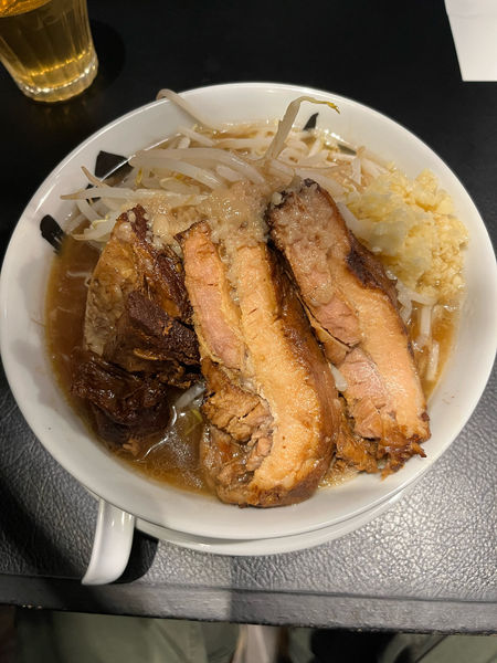 「らーめん原点・チャーシュー3枚乗せ 0円(無料クーポン利用)」@人類みな夢を乗せて 赤坂店の写真