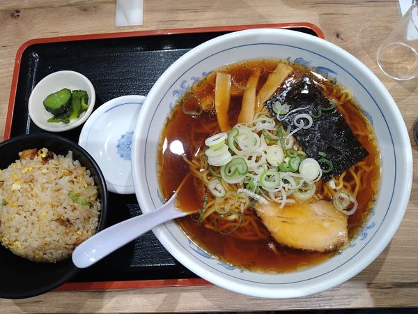 「麺Ｂセット（640円）」@福しん 水天宮前T-CAT店の写真