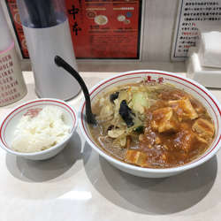 蒙古タンメン820円　サービスライス0円