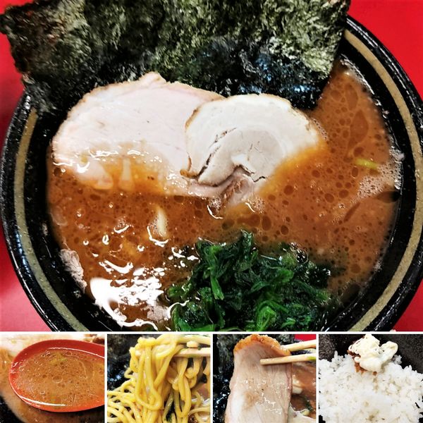 「ラーメン＋豚バラ＋半ライス＝860円」@IEKEI_TOKYO 王道家直系の写真