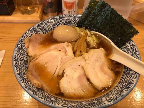 「特製中華そば」@中華そば 笑歩の写真