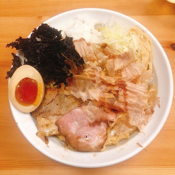 「油SOBAネギ油」@ド豚骨 貫の写真