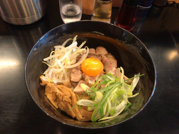 「豚まぜそばセット（1120円）」@麺処にしむらの写真