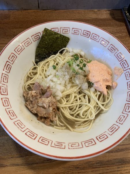 「混ぜ玉」@煮干中華そば専門 煮干丸の写真