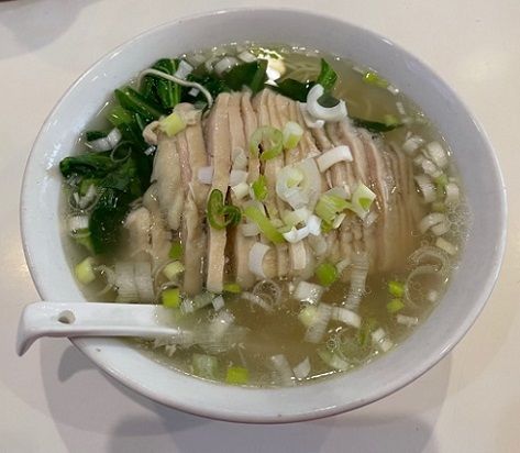 「鶏肉タン麺」@喜楽屋の写真