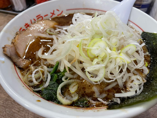 「黒うまいラーメン850円」@松福 本店の写真
