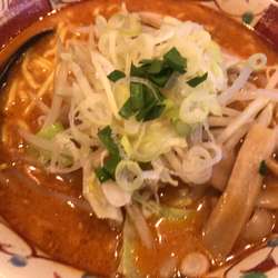 辛味噌ラーメン（中辛・ニンニク多め）・餃子ライスセット